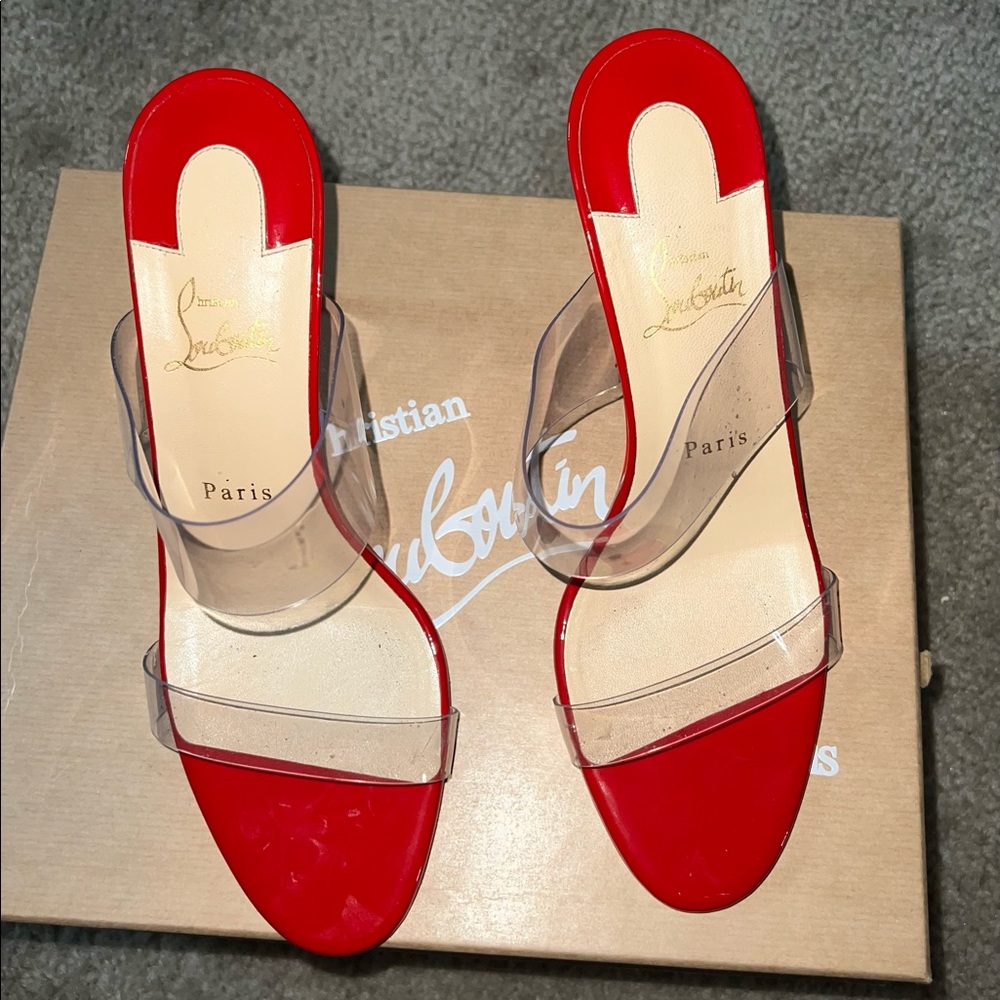 Christian Louboutin Just Nothing Slide. 100% Authentic